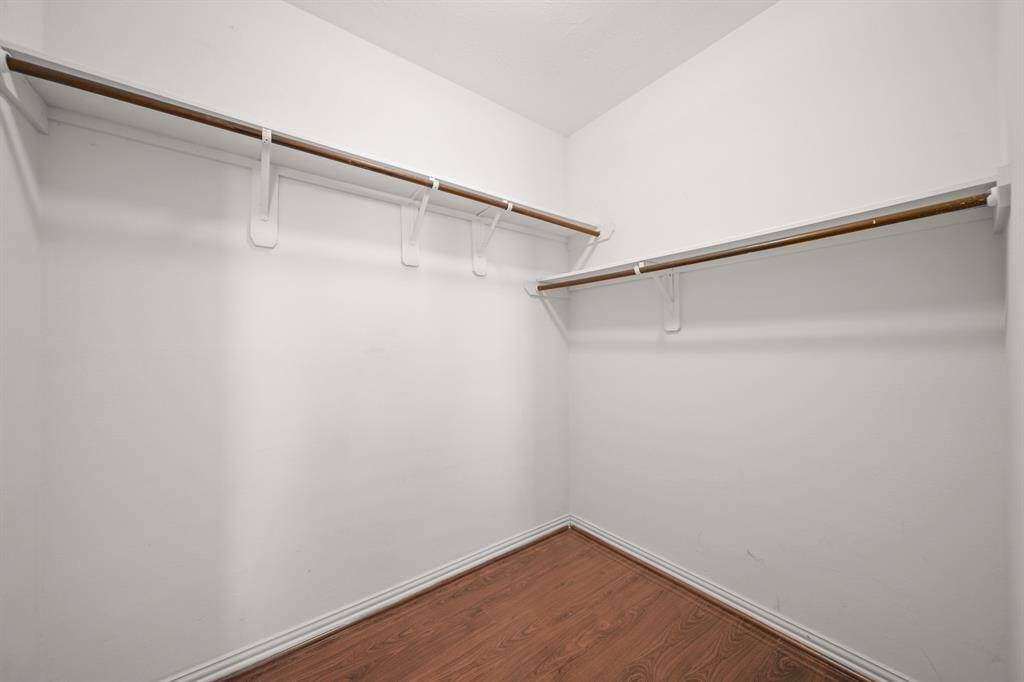 Walk in closet for all your wardrobe needs in the Primary Bedroom Suite