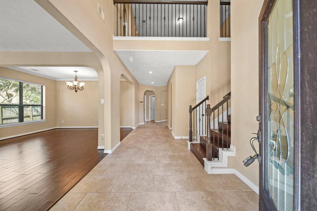 Elegance exudes from the moment of entry to exit as you enter through the Formal Foyer and Soaring Ceilings