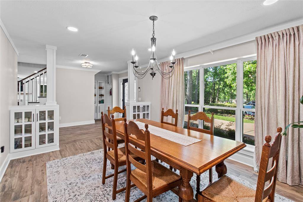 Formal dining area