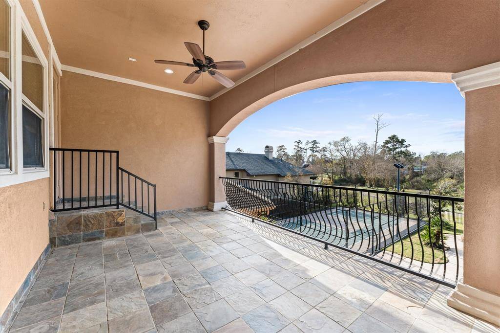Balcony upstairs