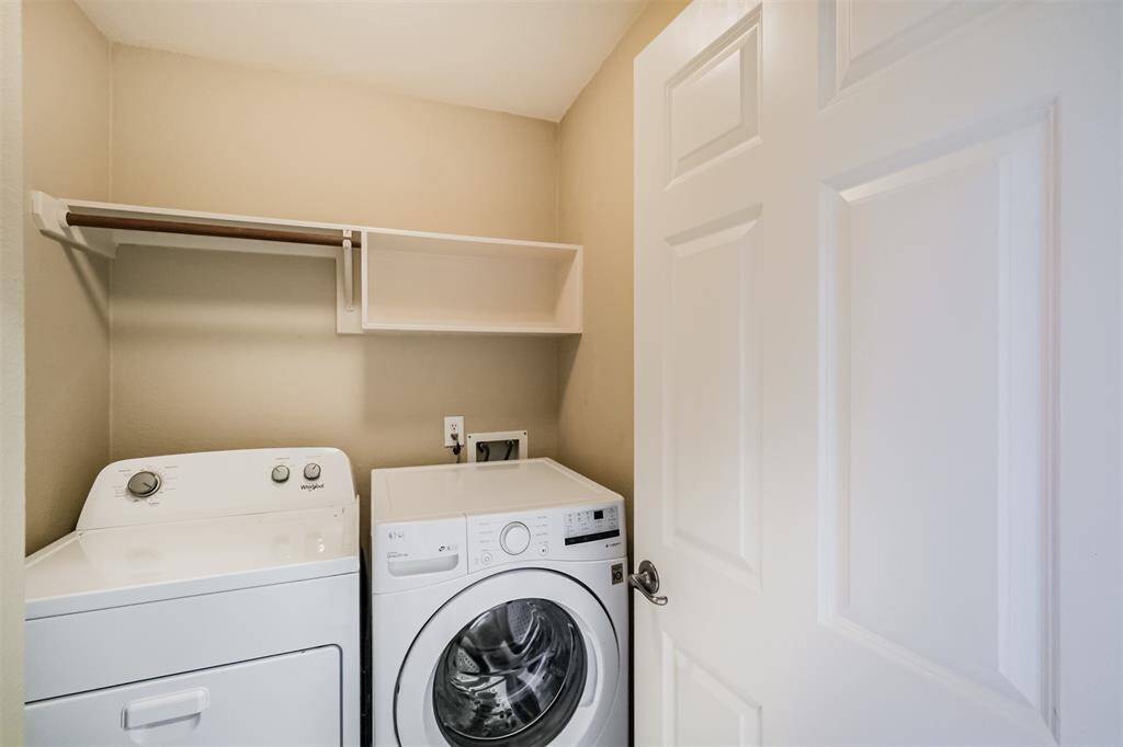 The 3rd floor houses the laundry. Washer & drier will convey with the home sale.