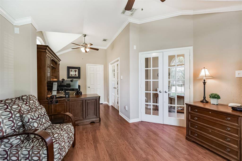 HUGE office or 5th bedroom with closet.