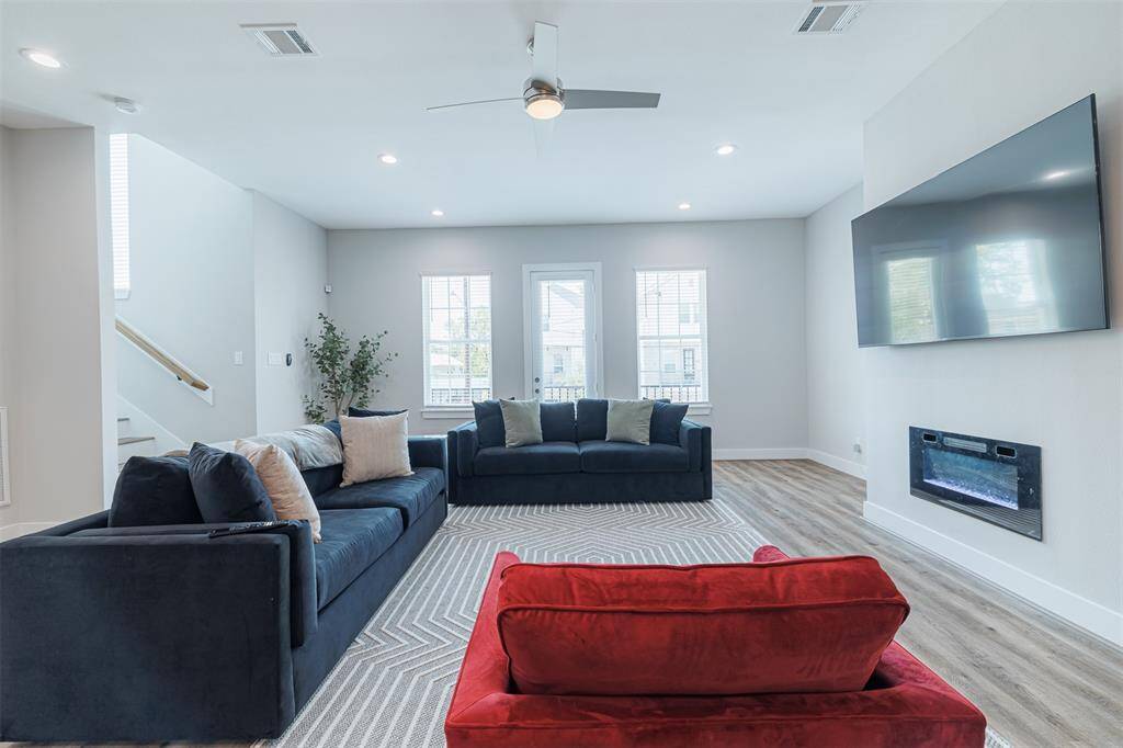 Spacious family room.