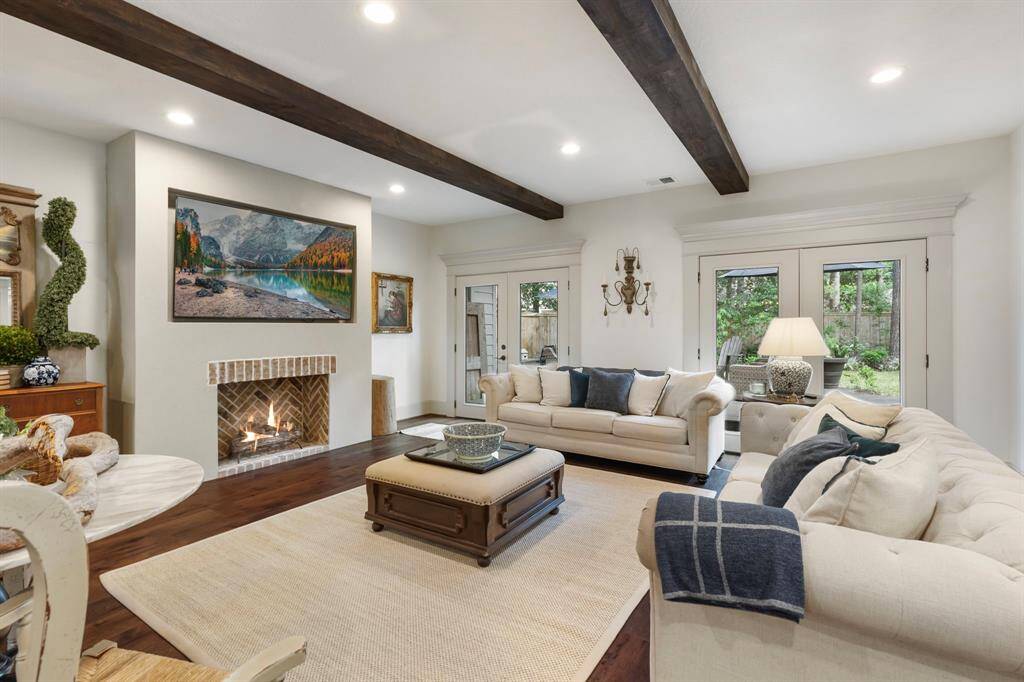 Faux fireplace, fire for photo effect.