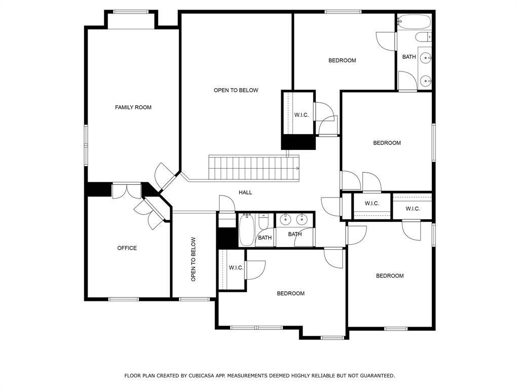 Second floor plan.