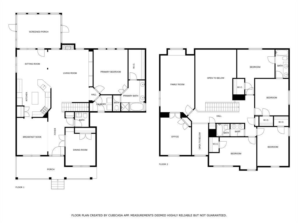 Floor plans.
