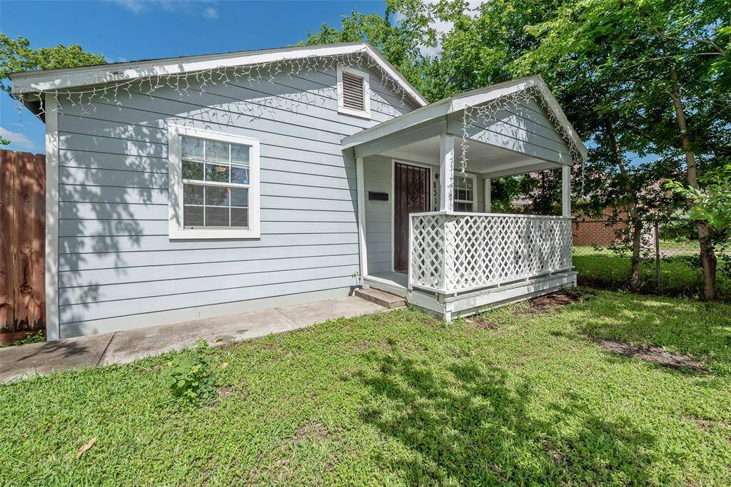 Front of the house .