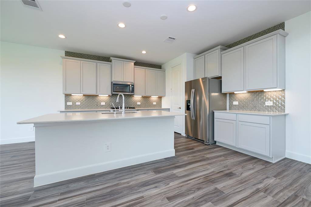 Beautiful kitchen with stainless steel appliances