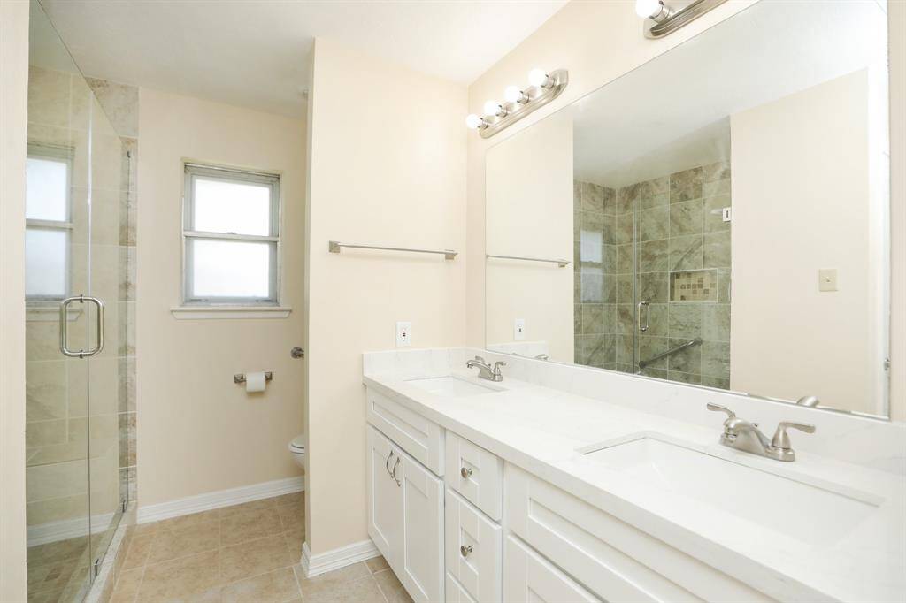 beautiful totally remodeled master bath