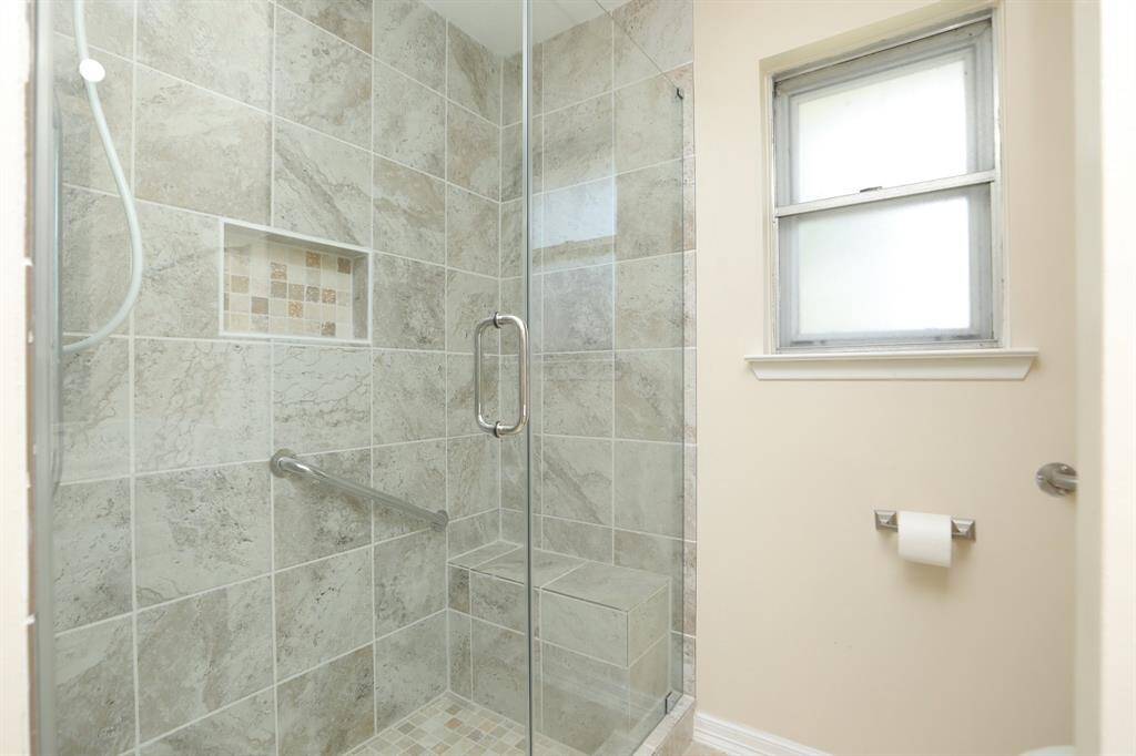 with large walk in shower