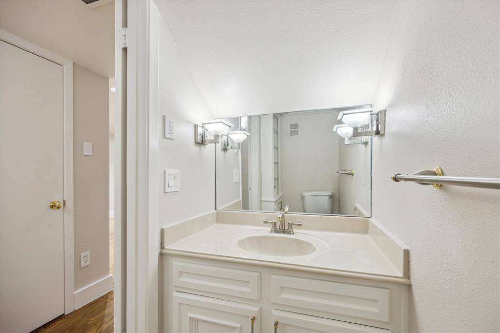 Powder room on first floor