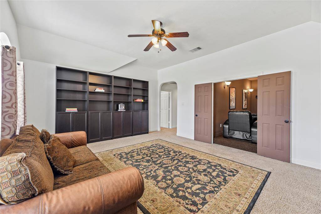 Easily arrange a couch and television for daily enjoyment and add a pool table or chess board for some friendly competition!