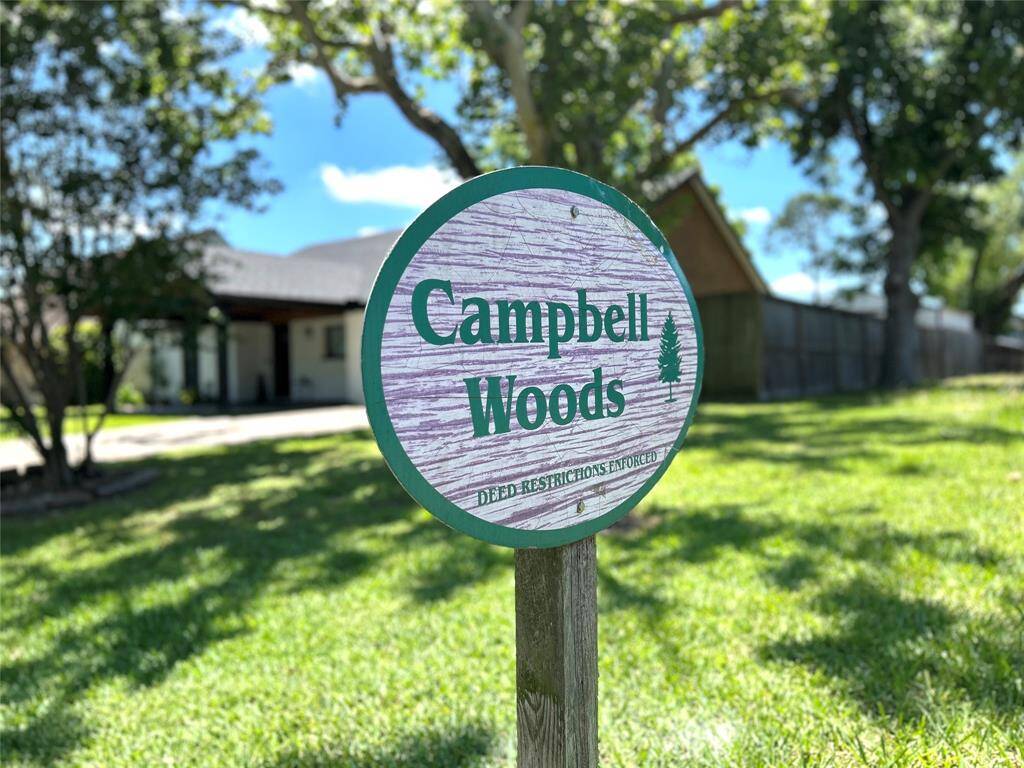 Located in the Campbell Woods neighborhood.
