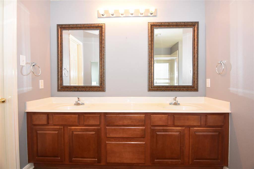 Primary bath with double sink