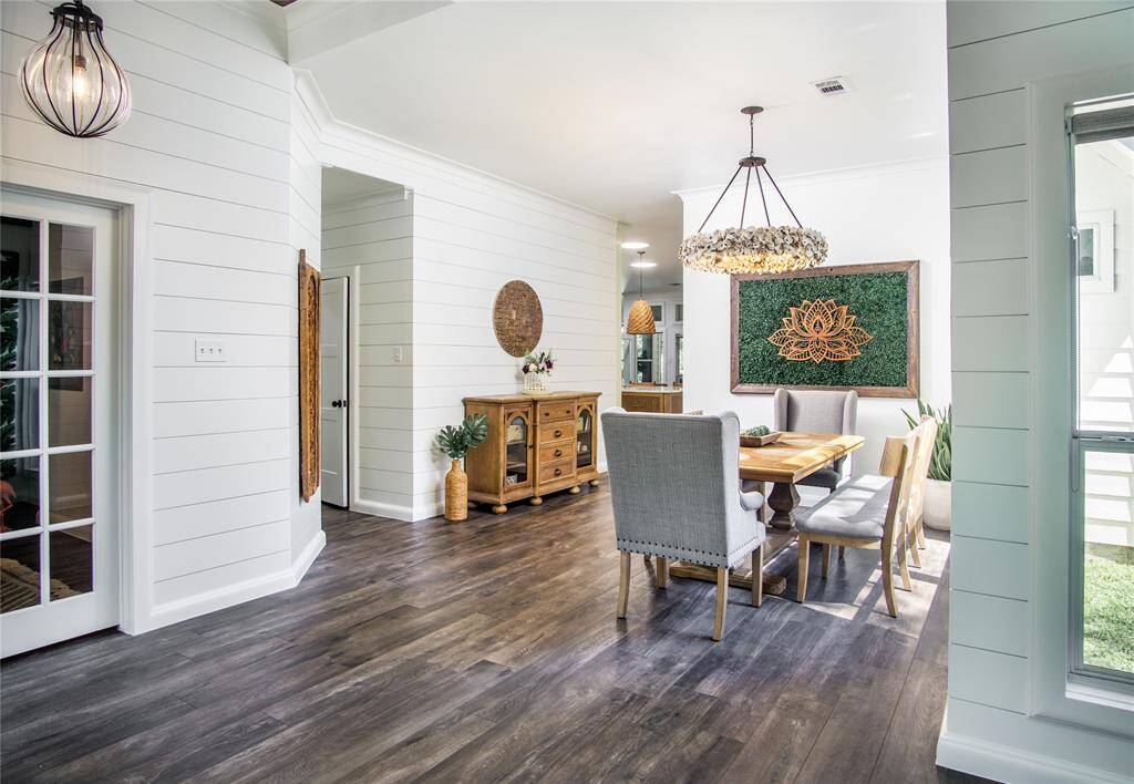 Another beautiful view. The hall on the left leads to the half bathroom, the laundry room, & the second floor extra large, bonus room.