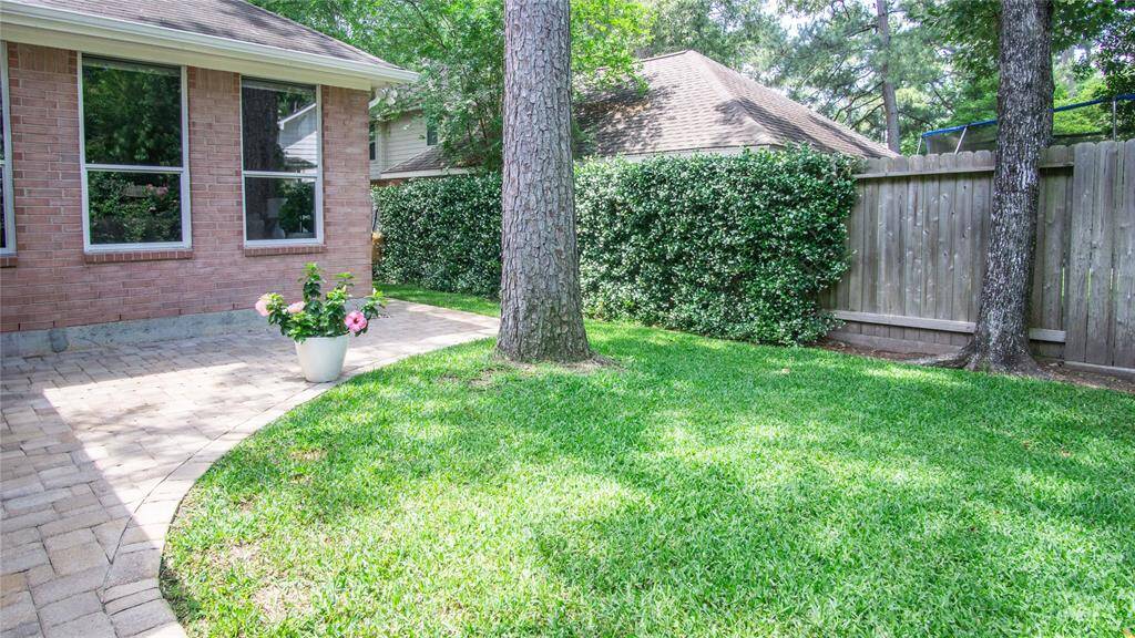Beautiful landscaping & hardscaping were done extensively in the front & back of the home. Both sides of the fencing have long sections of lush jasmine providing year-round green & amazing jasmine aroma in the spring!