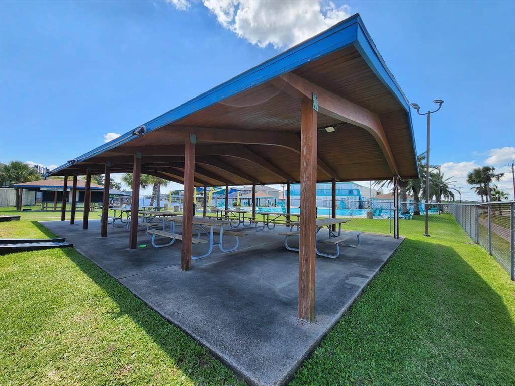 Covered picnic area