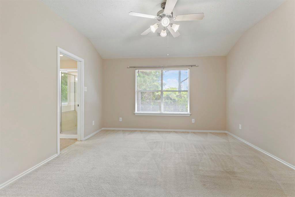 Primary bedroom is located upstairs.
