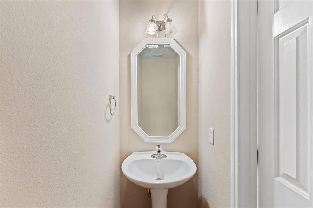 half bath downstairs for your guests