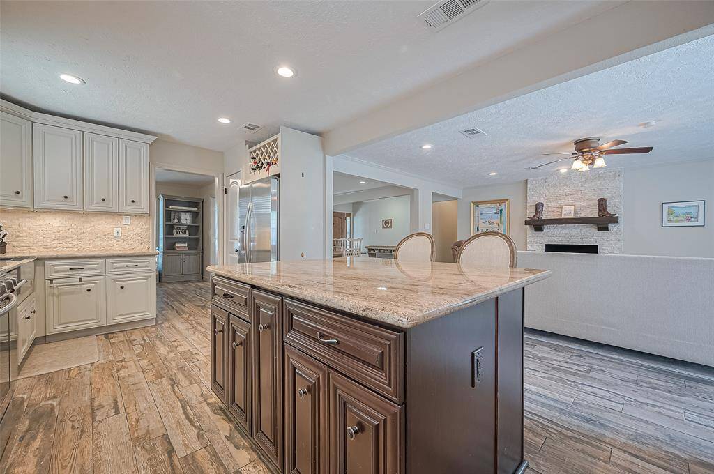 You'll never feel removed from the action in this open, chef-inspired kitchen—perfectly designed for connection and entertaining.