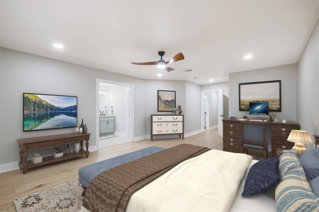 This room becomes a true sanctuary, perfect for unwinding at the end of a long day. (virtually staged photo)