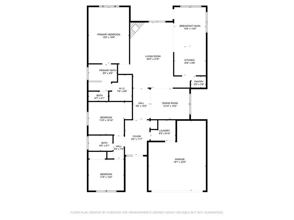 Room sizes are approximate