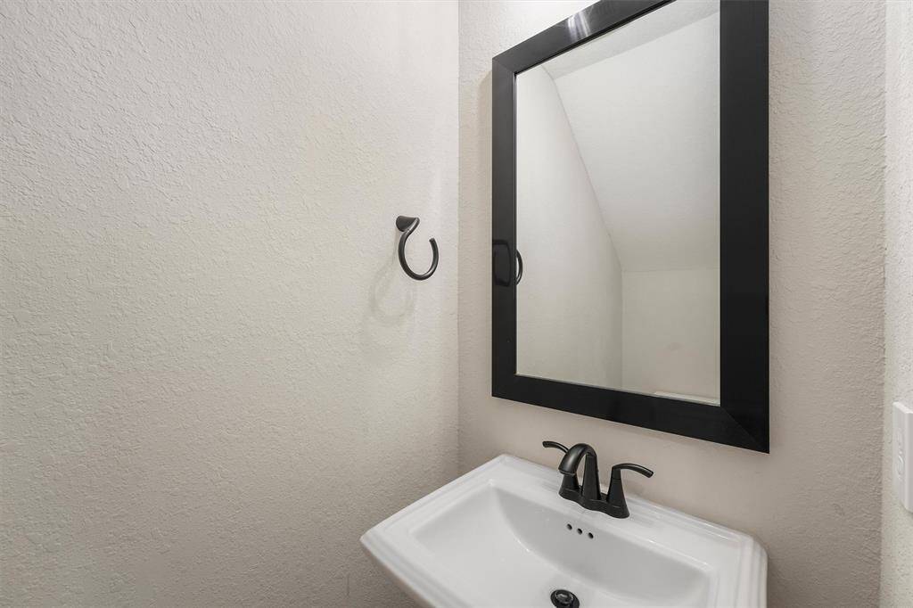 Main floor half bath