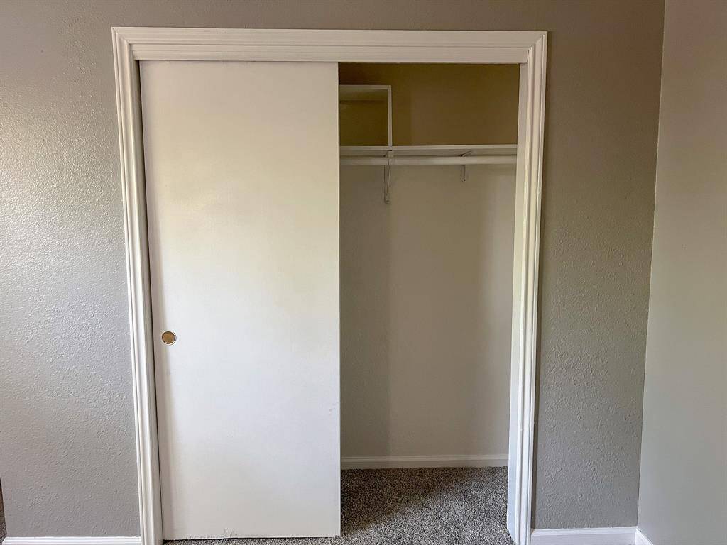 Primary room closet