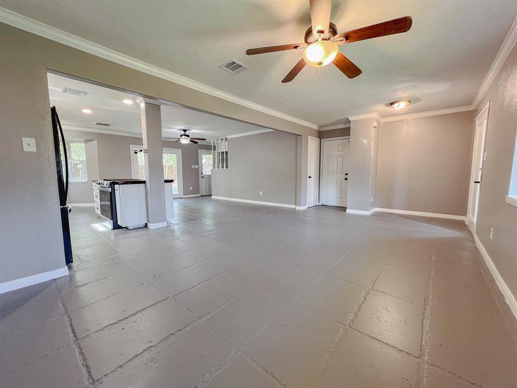 Living area open concept
