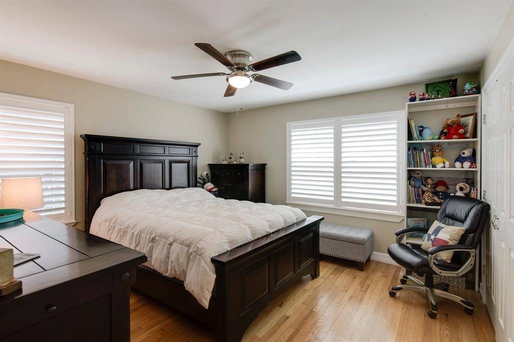 The first bedroom with 2 nice size closets.