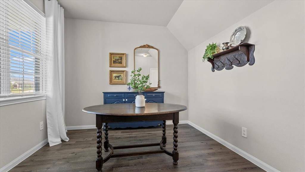 Designated dining room