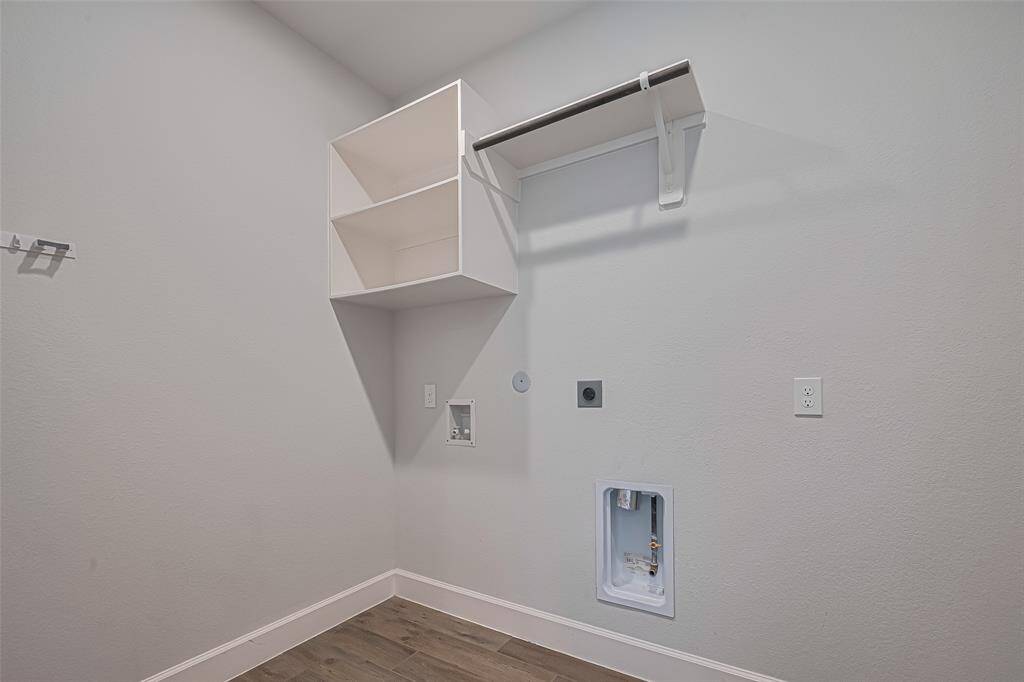 Super convenient laundry area