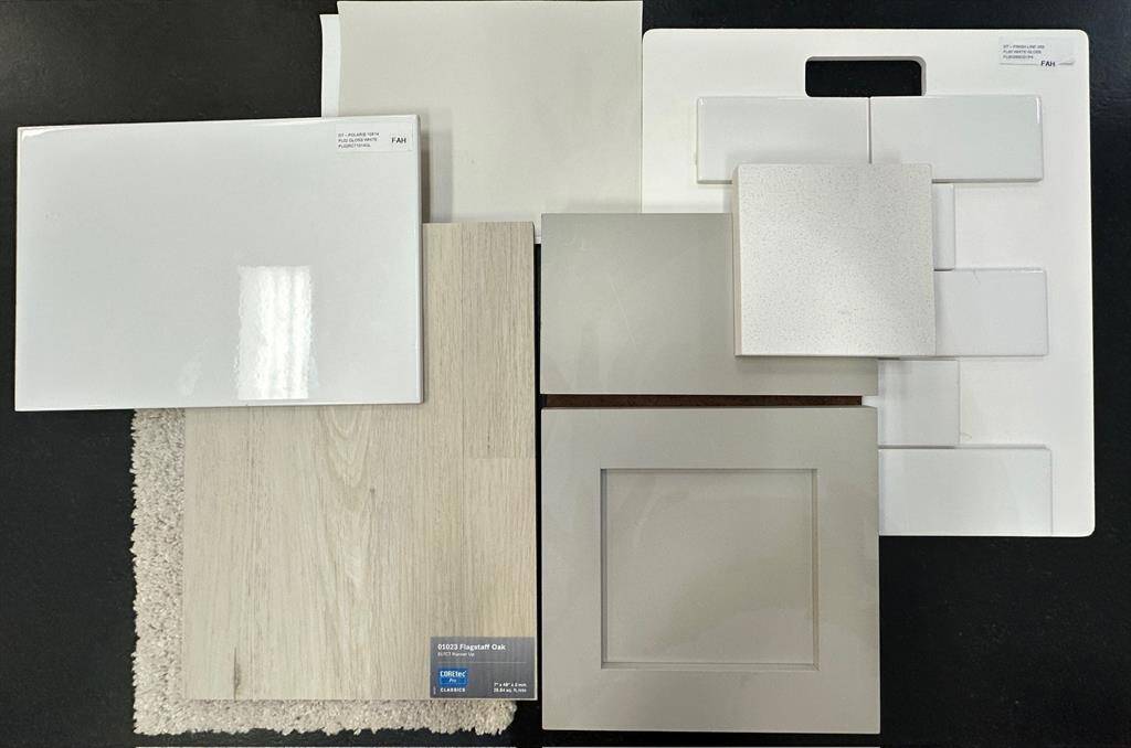 Final interior selections for 11765 Whirlaway Dr.