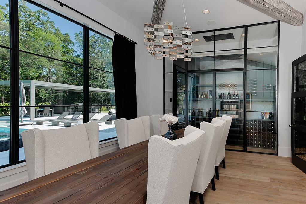 Every angle of his formal dining room is exquisite!