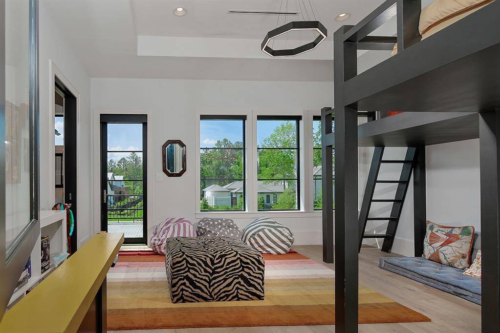 The bunk room will be a hit for sleepovers!