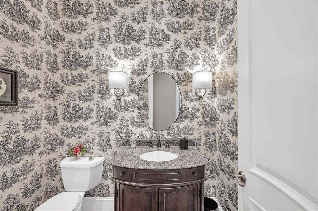 1 of 2 powder bathrooms
