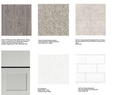 1210 Buffalo Run design selections! This home is currently under construction and selections are subject to change.