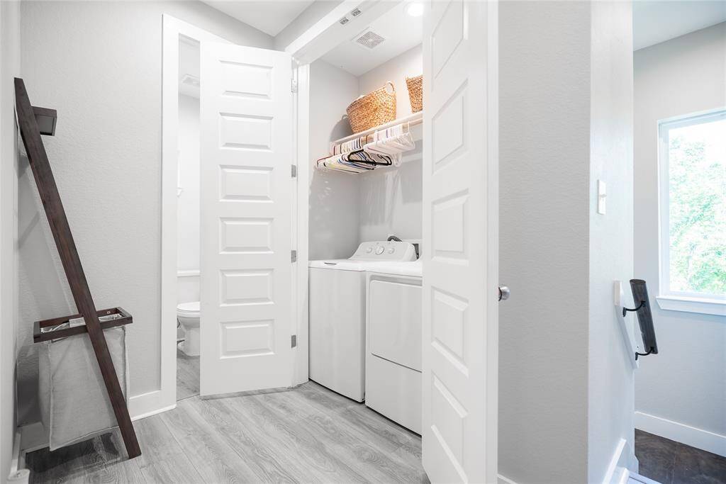 Laundry room on second floor.