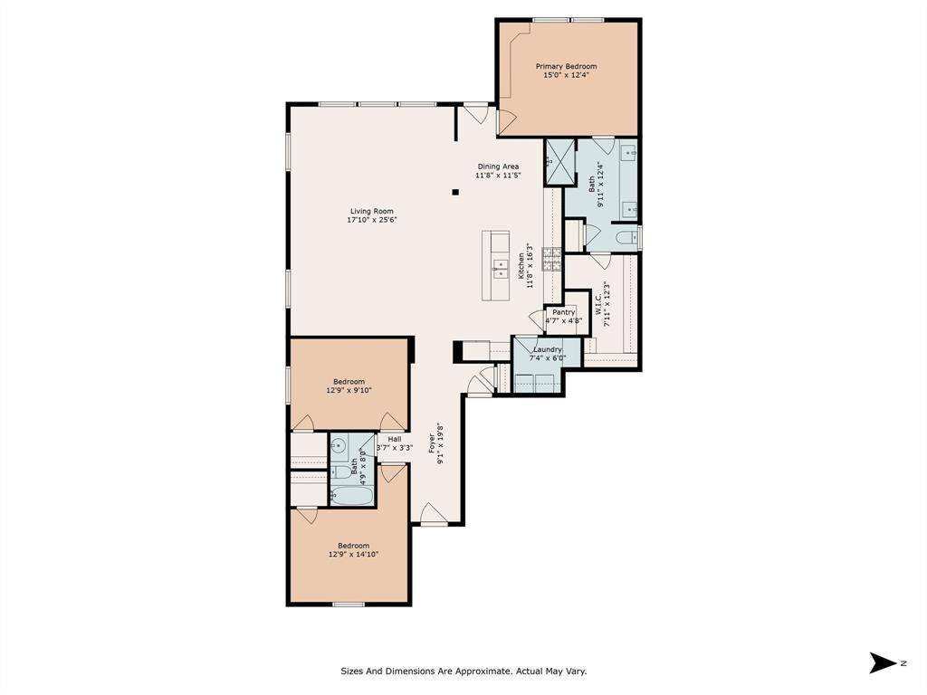 Floor plan *note dimensions/room sizes approximate*