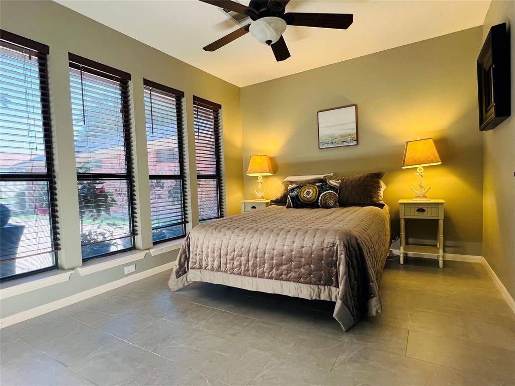 Guests enjoy nice sized  first floor bedroom