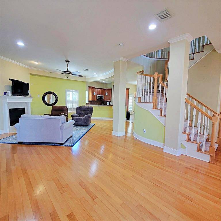 Natural wood flooring