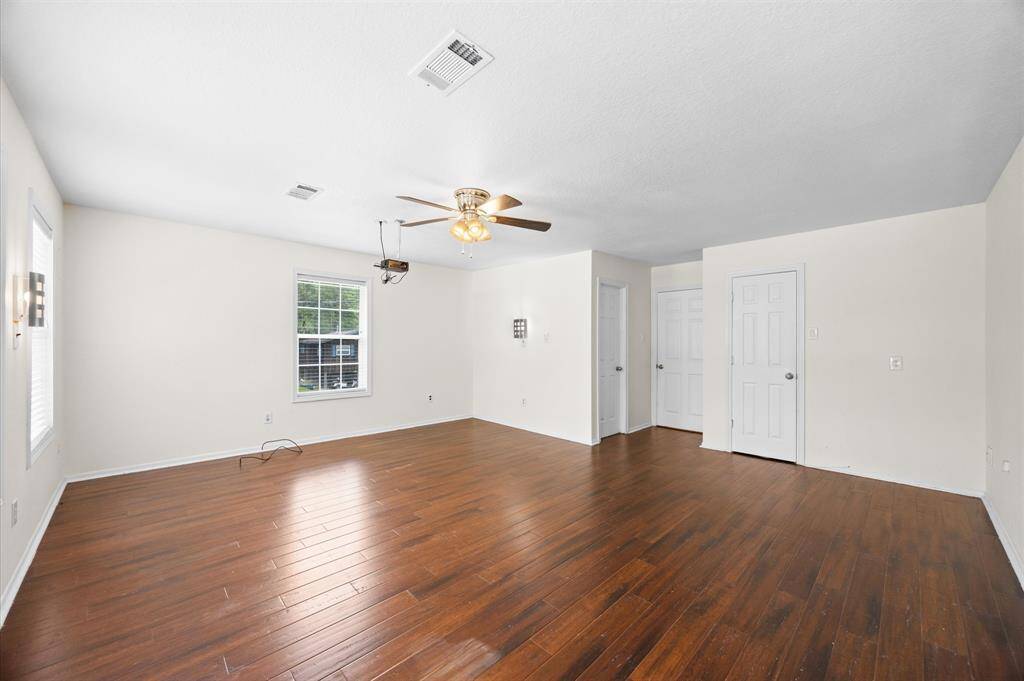 Spacious and bright second-floor suite with abundant natural light.
