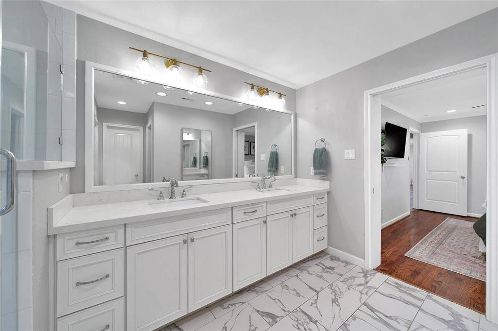 View of primary bathroom.