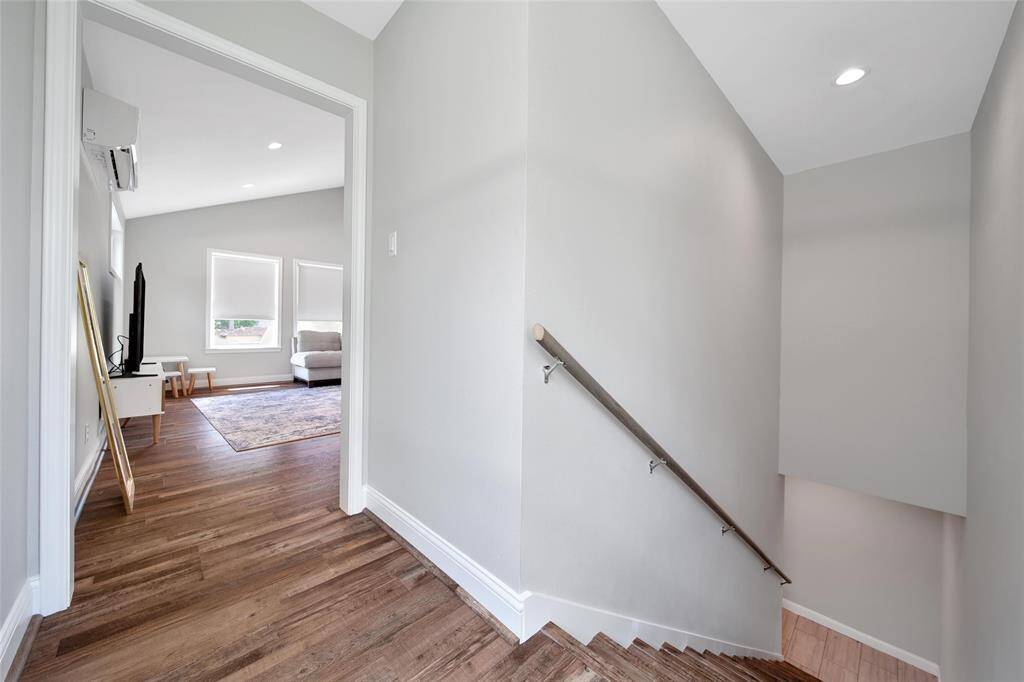 View of entry to garage apartment.