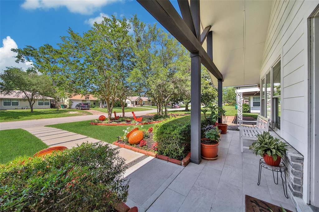 View of front porch.