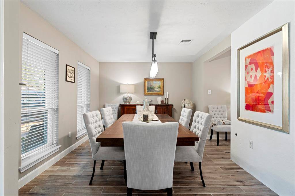 Dining room conveniently located just off the living space, perfect for seamless entertaining.