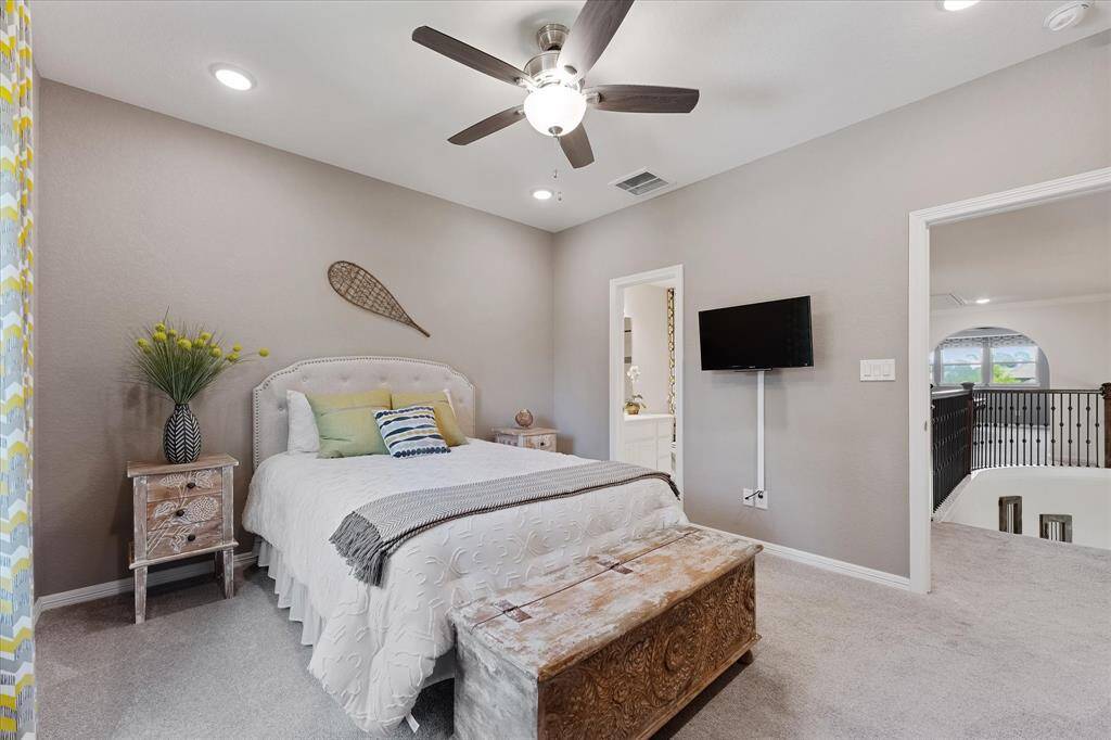 Fourth bedroom with ensuite bath