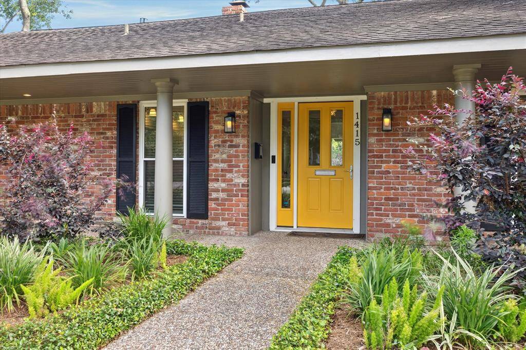 A charming front door that warmly welcomes your guests.