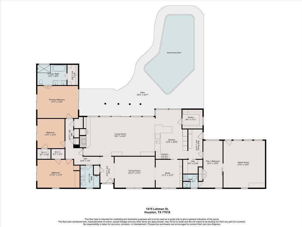 Floor plan- for marketing purposes only. Buyer to verify accuracy and dimensions.