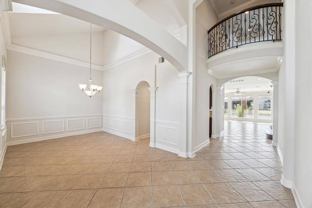 Upon entry you are greeted with a light and bright home with tile flooring throughout the living spaces and fresh paint.